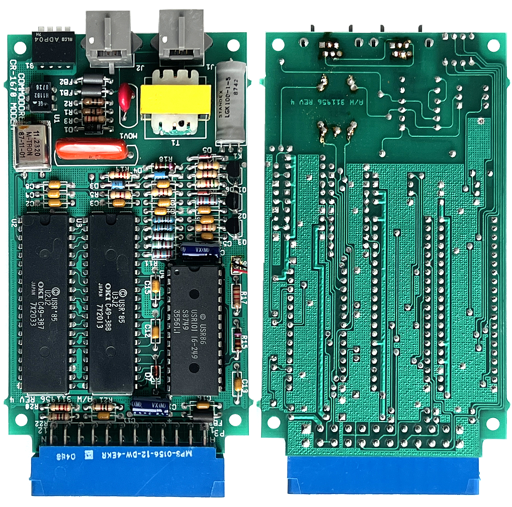 Commodore C1670: Placa