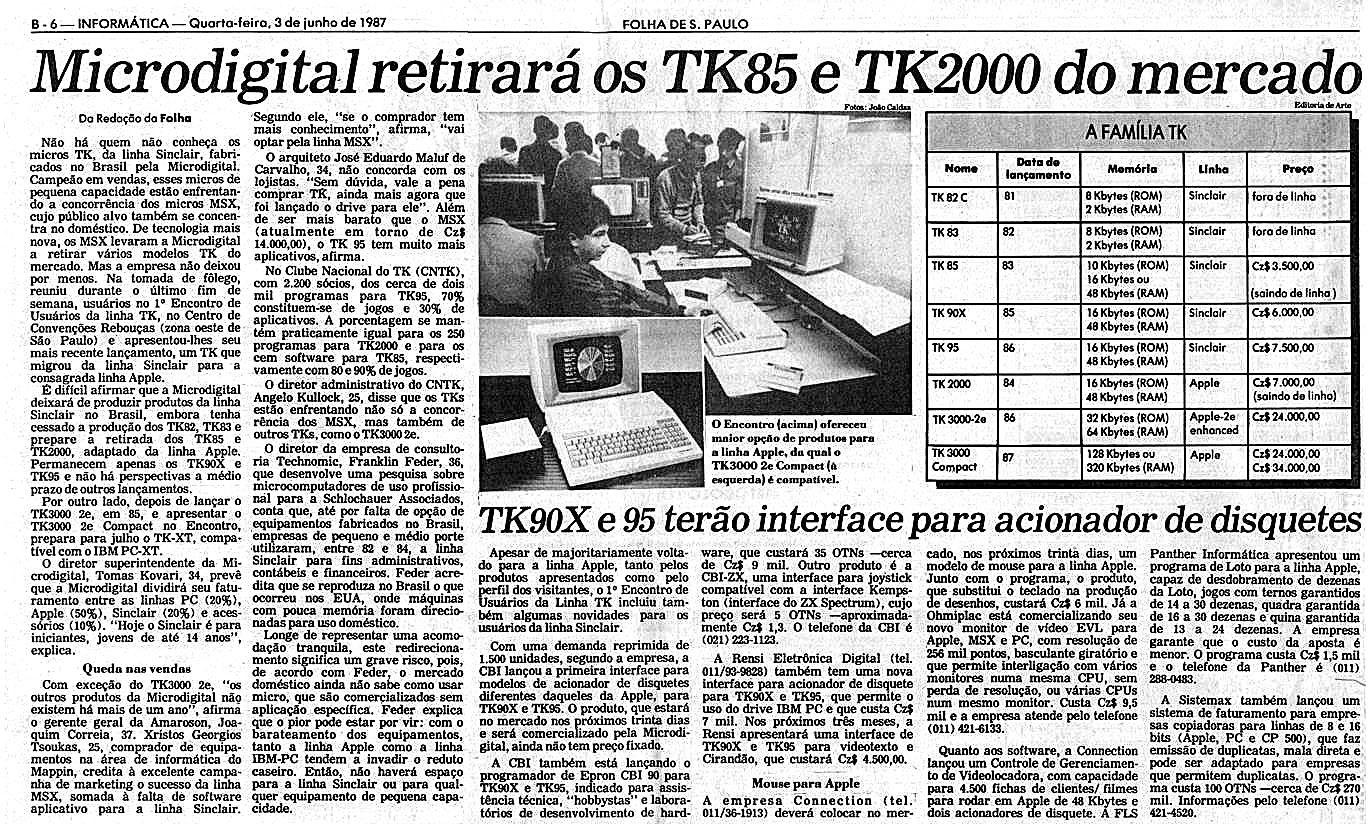 Microdigital TK2000II: Retiro de la venta