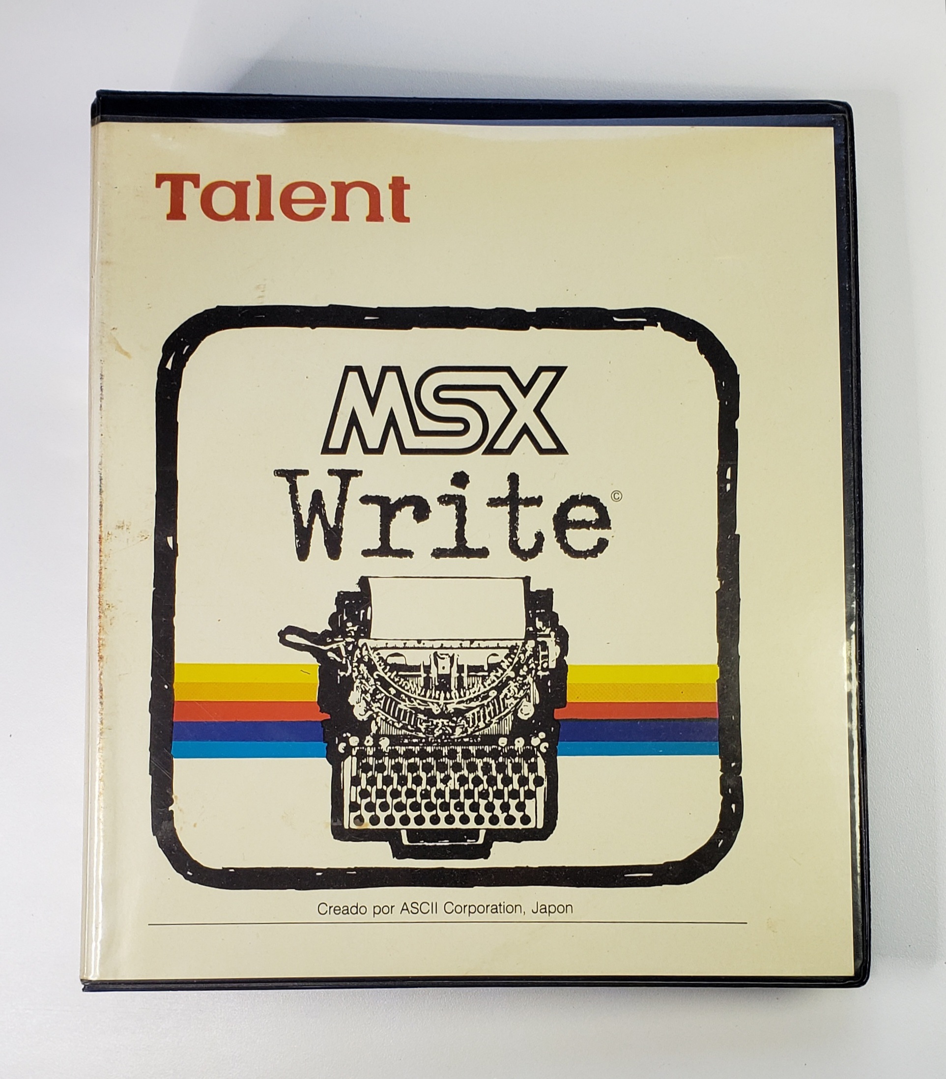 Talent MSX Write: Carpeta - SN