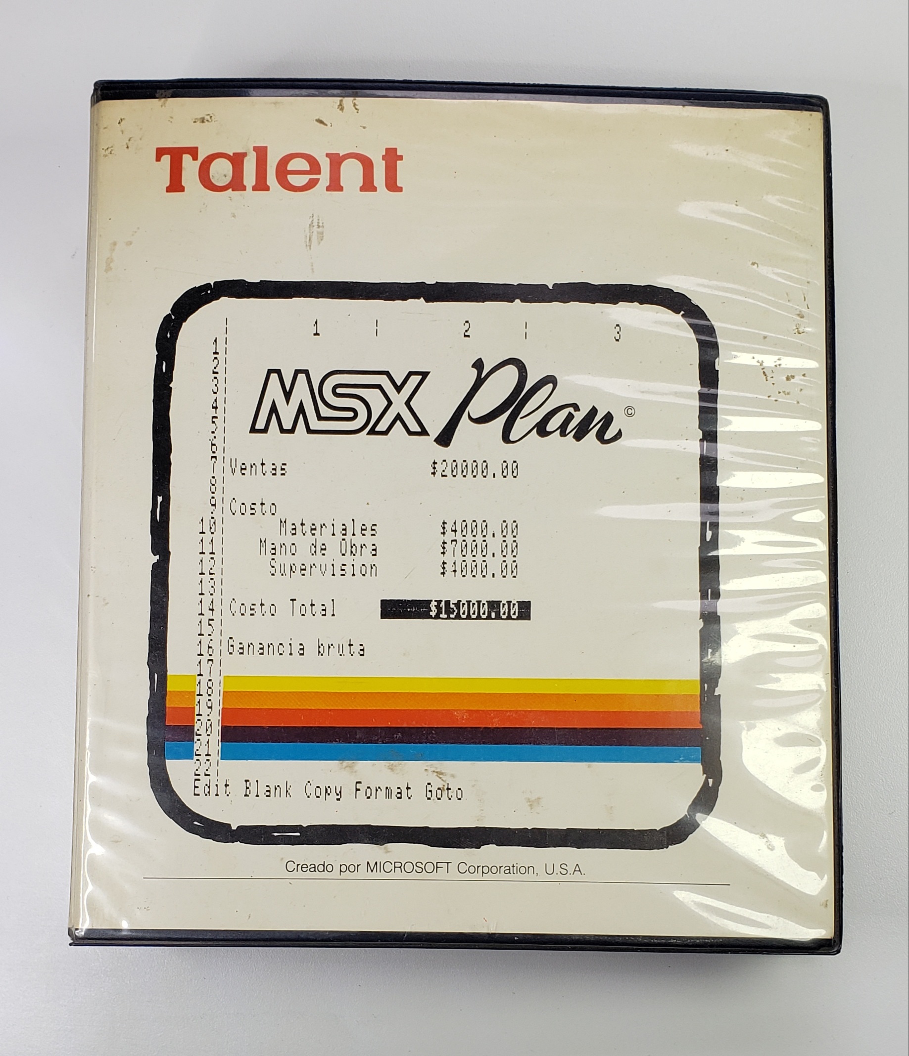 Talent MSX Plan: Carpeta - SN