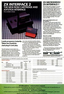 Sinclair ZX Interface 2: The New ROM Cartridge and Joystick Interface