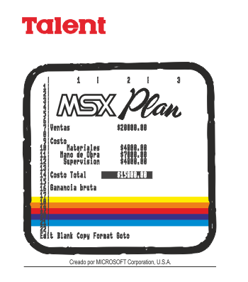 Talent MSX Plan: Manual de Uso