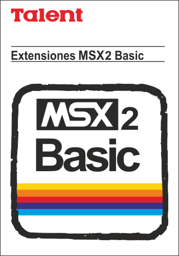 Talent TPC-310: Extensiones MSX 2 Basic