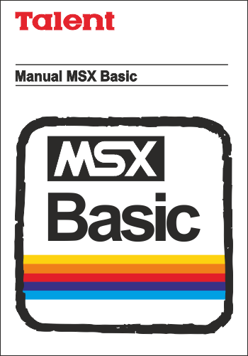 Talent DPC-200A: MSX Basic