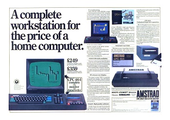 Amstrad CPC 464: Publicidad