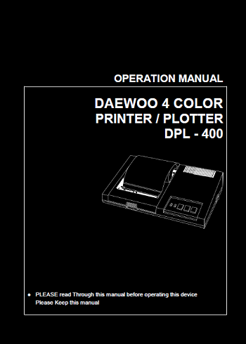 Talent DPL-400: Operation Manual
