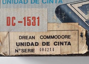 Drean Commodore DC1531: Etiqueta Caja - 404214