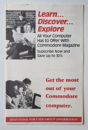Commodore C1660: Commodore Magazine Suscription - 181159