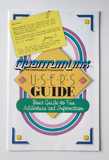 Commodore C1660: Quantum Link Users Guide - 181159