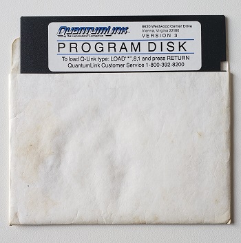 Commodore C1660: Quantum Link v3 Program Disk - 181159