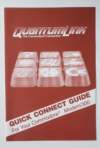 Commodore C1660: QuantumLink Quick Connect Guide - 181159