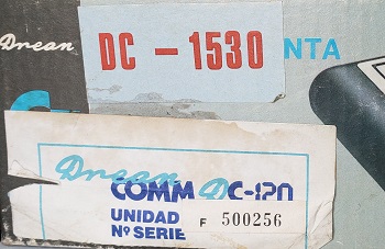 Drean Commodore Drean Comm DC-120: Etiqueta Caja - F500256