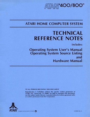 Atari 400 - 800: Technical Reference Notes
