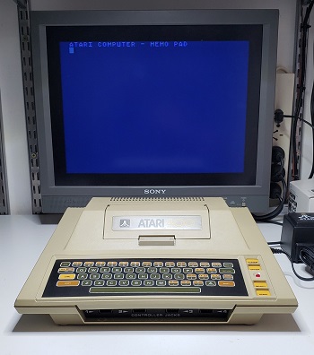 Atari 400: AV 522775 - Funcionando