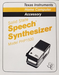 Texas Instruments PHP1500: Solid State Speech Synthesizer
