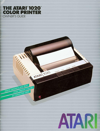 Atari 1020: Color Printer Owners Guide
