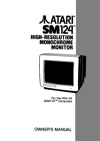 Atari SM124: Owners Manual