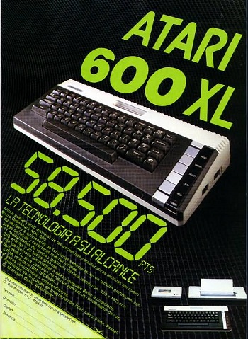 Atari 600XL: La tecnologìa a su alcance