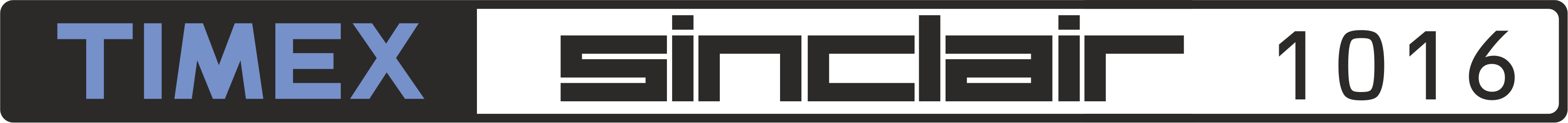 Timex Sinclair TS-1016: logo