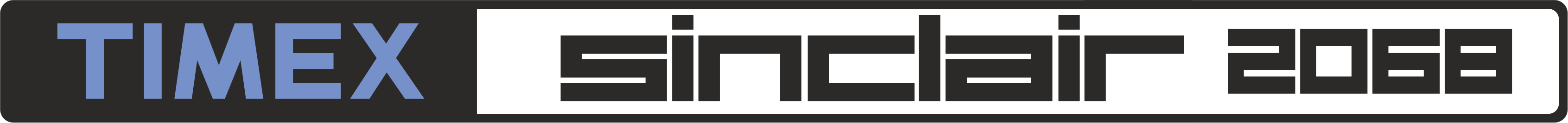 Timex Sinclair TS-2068: logo