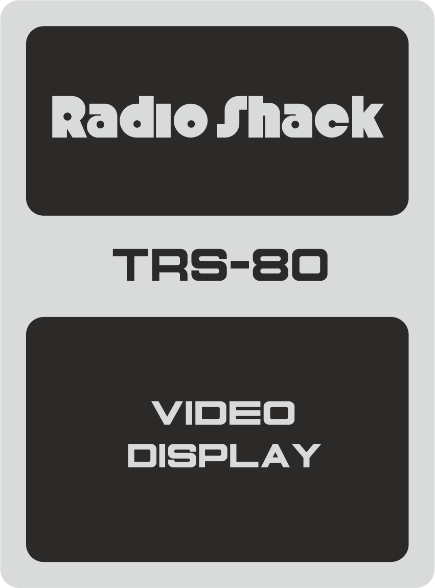 Radio Shack TRS-80 Model I Monitor: logo